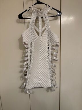 Club Exx PVC Strappy Mini Dress